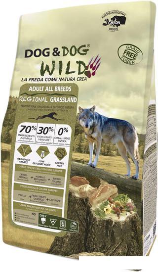 Сухой корм для собак Dog&Dog Wild Regional Grassland Adult (для взрослых пород) 12 кг