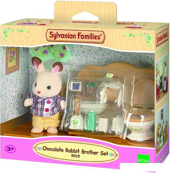 Аксессуары для кукольного домика Sylvanian Families Братик и туалетная комната 5015