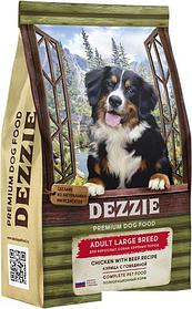Сухой корм для собак Dezzie Adult Dog Large Breed (для взрослых крупных пород с курицей и говядиной) 3 кг