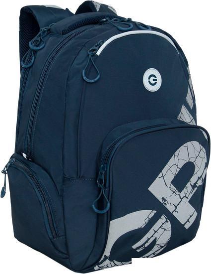 Школьный рюкзак Grizzly RU-433-1 (синий) - фото 1 - id-p225365851