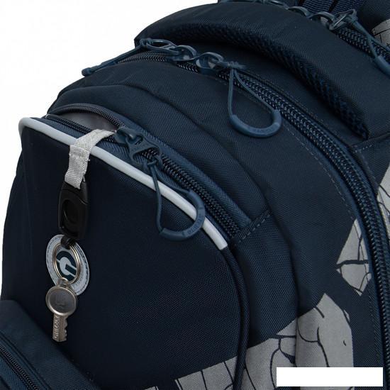 Школьный рюкзак Grizzly RU-433-1 (синий) - фото 9 - id-p225365851