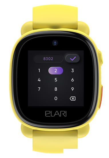 Детские умные часы Elari KidPhone 4G Lite (желтый) - фото 3 - id-p225365858
