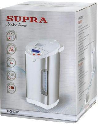 Термопот Supra TPS-5011, серебристый и белый - фото 3 - id-p224652917