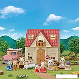 Кукольный домик Sylvanian Families Уютный коттедж с красной крышей 5567, фото 5