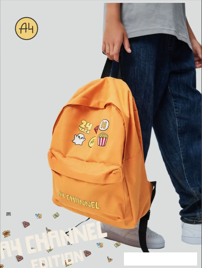 Школьный рюкзак Sled Влад А4 41x12x31 (оранжевый) - фото 3 - id-p225365899