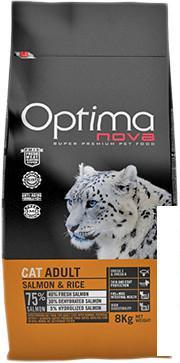 Сухой корм для кошек Optimanova Cat Adult Salmon & Rice 8 кг