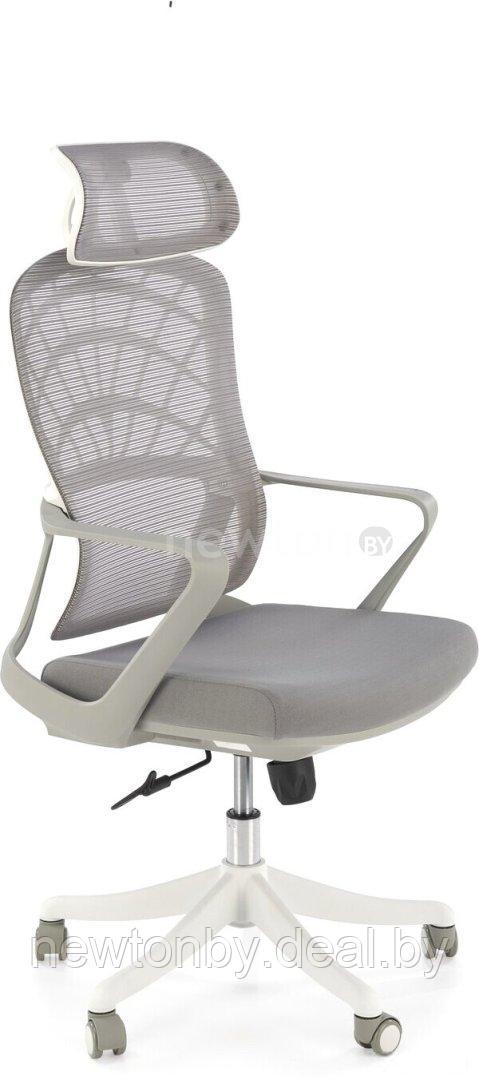 Кресло Halmar Vesuvio 2 (серый)/белый) - фото 1 - id-p225481130