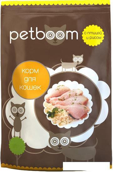 Сухой корм для кошек PetBoom Для взрослых кошек с птицей и рисом 10 кг