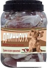 Лакомство для собак GreenQZin Длинноух кроличьи уши с мясом 750 г