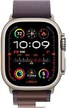 Умные часы Apple Watch Ultra 2 LTE 49 мм (титановый корпус, титановый/индиго, текстильный ремешок размера M), фото 3