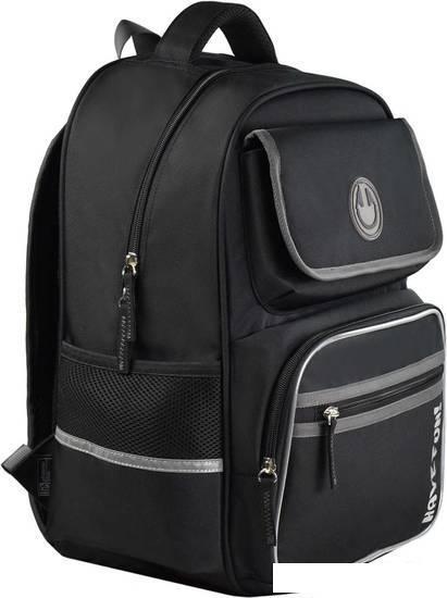 Школьный рюкзак Феникс+ Смайл 59257 (черный) - фото 1 - id-p225366200