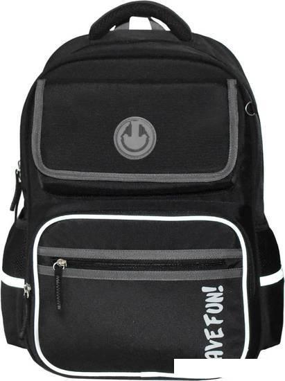Школьный рюкзак Феникс+ Смайл 59257 (черный) - фото 3 - id-p225366200