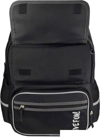 Школьный рюкзак Феникс+ Смайл 59257 (черный) - фото 5 - id-p225366200