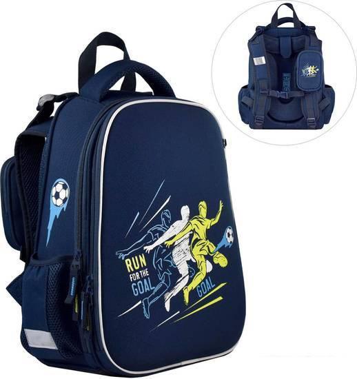 Школьный рюкзак Феникс+ Футболисты 59301 (синий) - фото 1 - id-p225366201