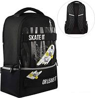 Школьный рюкзак Феникс+ Скейт Арт 59318 (черный)