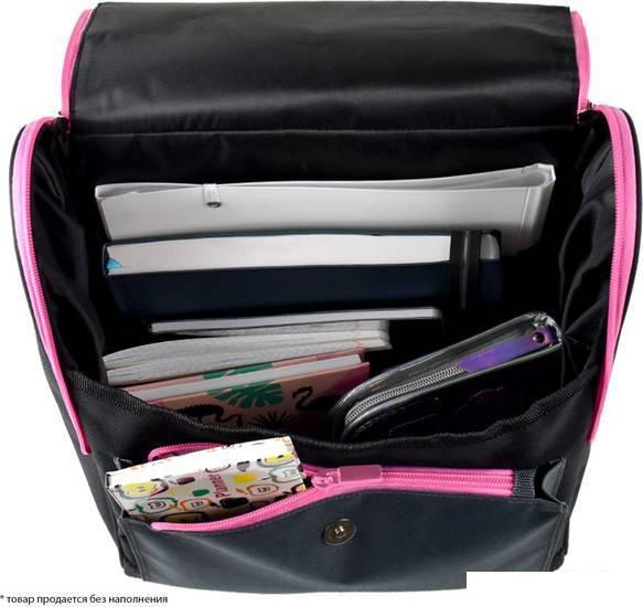 Школьный рюкзак Феникс+ Кошки 54141 (черный/розовый) - фото 4 - id-p225366224