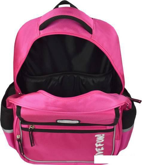 Школьный рюкзак Феникс+ Кот в очках 59256 (розовый) - фото 6 - id-p225366227