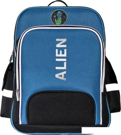 Школьный рюкзак Феникс+ Инопланетяне 59283 (голубой) - фото 3 - id-p225366230