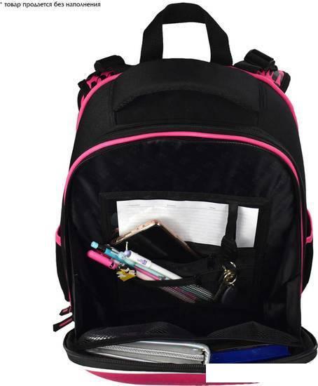 Школьный рюкзак Феникс+ Крэйзи кот 59299 (розовый) - фото 4 - id-p225366231