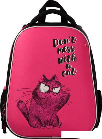 Школьный рюкзак Феникс+ Крэйзи кот 59299 (розовый) - фото 8 - id-p225366231