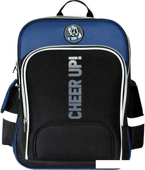 Школьный рюкзак Феникс+ Скейтбордист 59282 (синий/черный) - фото 3 - id-p225366232