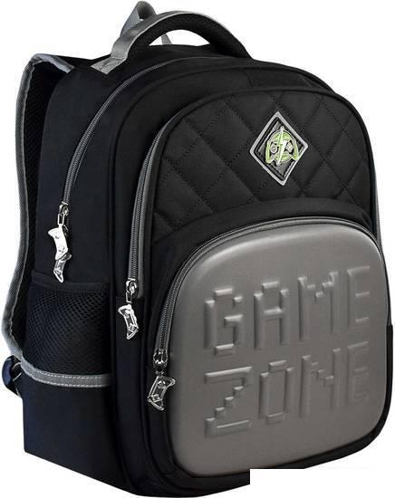 Школьный рюкзак Феникс+ Гейм зона 58423 (серый/черный) - фото 1 - id-p225366233