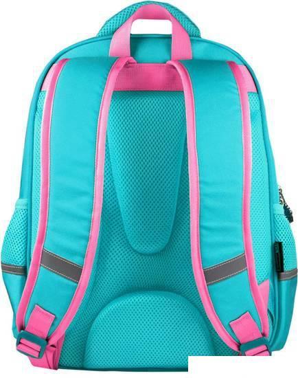 Школьный рюкзак Феникс+ Зайка капкейк 58422 (голубой/розовый) - фото 4 - id-p225366234