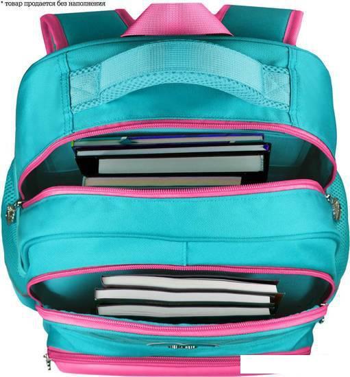 Школьный рюкзак Феникс+ Зайка капкейк 58422 (голубой/розовый) - фото 6 - id-p225366234