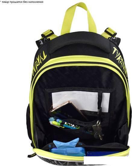 Школьный рюкзак Феникс+ Дино паттерн 59300 (черный) - фото 4 - id-p225366238