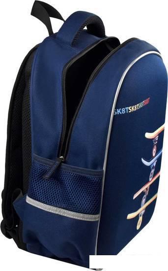 Школьный рюкзак Феникс+ Скейтборды 59305 (синий/черный) - фото 5 - id-p225366239
