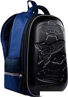 Школьный рюкзак Феникс+ Космос 53684 (черный/синий)