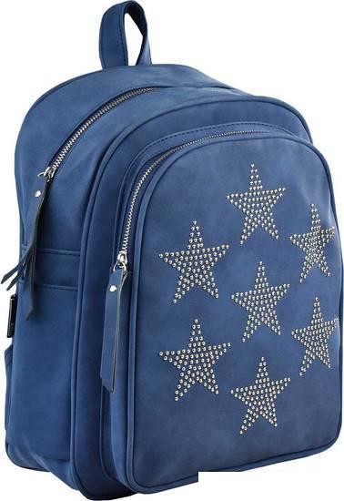 Школьный рюкзак Феникс+ С заклепками звездами 48371 (синий) - фото 1 - id-p225366250