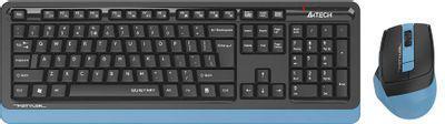 Комплект (клавиатура+мышь) A4TECH Fstyler FGS1035Q, USB, беспроводной, черный [fgs1035q navy blue] - фото 1 - id-p225151717