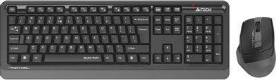 Комплект (клавиатура+мышь) A4TECH Fstyler FGS1035Q, USB, беспроводной, черный [fgs1035q grey] - фото 1 - id-p225151718