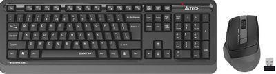 Комплект (клавиатура+мышь) A4TECH Fstyler FGS1035Q, USB, беспроводной, черный [fgs1035q grey] - фото 2 - id-p225151718