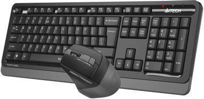 Комплект (клавиатура+мышь) A4TECH Fstyler FGS1035Q, USB, беспроводной, черный [fgs1035q grey] - фото 4 - id-p225151718