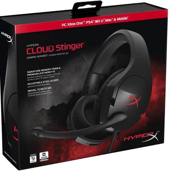 Наушники с микрофоном Kingston HyperX Cloud Stinger [HX-HSCS-BK/EE] - фото 5 - id-p225269040
