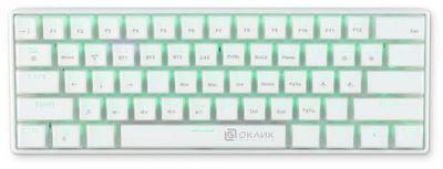 Клавиатура Oklick K763W, USB, Bluetooth/Радиоканал, белый [1920562] - фото 6 - id-p225151727