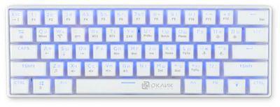 Клавиатура Oklick K763W, USB, Bluetooth/Радиоканал, белый [1920562] - фото 8 - id-p225151727