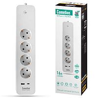 Сетевой фильтр Camelion Smart Home 4 Sockets 1.5m SZD/SH/4х1.5/WIFI 14800