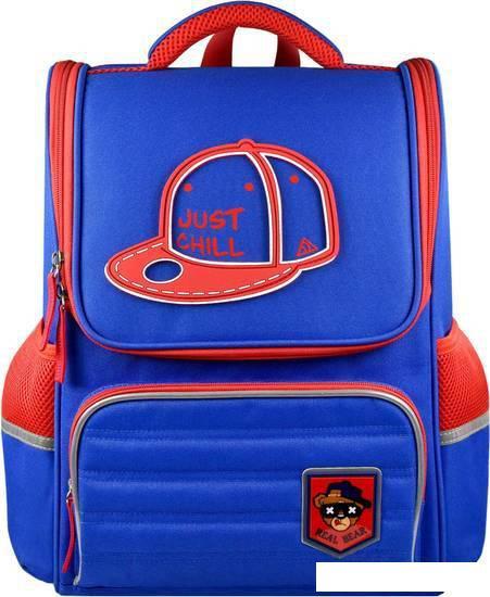 Школьный рюкзак Феникс+ Бейсболка 59315 (синий) - фото 2 - id-p225366287