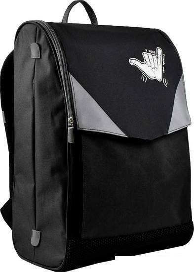 Школьный рюкзак Феникс+ Рука 54142 (черный) - фото 1 - id-p225366288