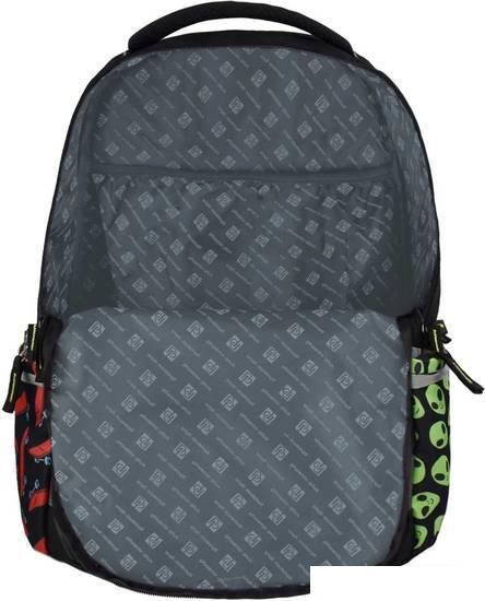 Школьный рюкзак Феникс+ Инопланетянин 59319 (черный) - фото 5 - id-p225366289
