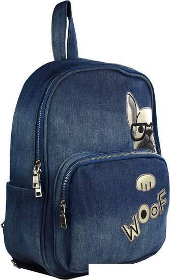 Школьный рюкзак Феникс+ Мопс 51180 (синий) - фото 1 - id-p225366290