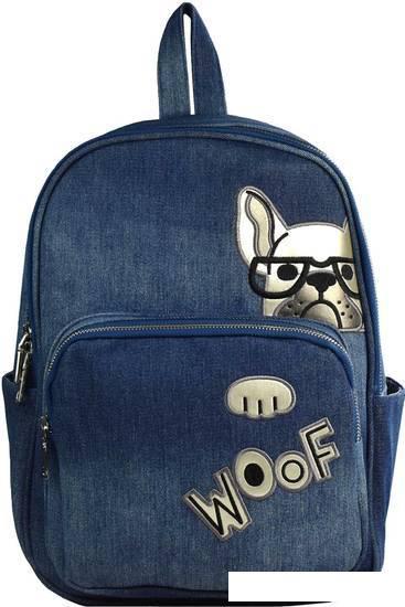 Школьный рюкзак Феникс+ Мопс 51180 (синий) - фото 2 - id-p225366290