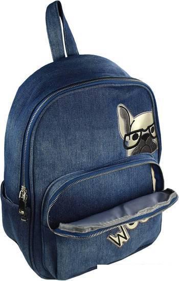 Школьный рюкзак Феникс+ Мопс 51180 (синий) - фото 5 - id-p225366290