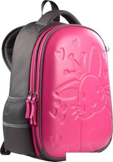 Школьный рюкзак Феникс+ Заяц 53683 (розовый/черный) - фото 1 - id-p225366291