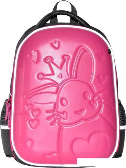 Школьный рюкзак Феникс+ Заяц 53683 (розовый/черный) - фото 2 - id-p225366291