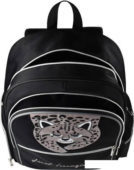 Школьный рюкзак Феникс+ Рысь 54124 (черный) - фото 6 - id-p225366293