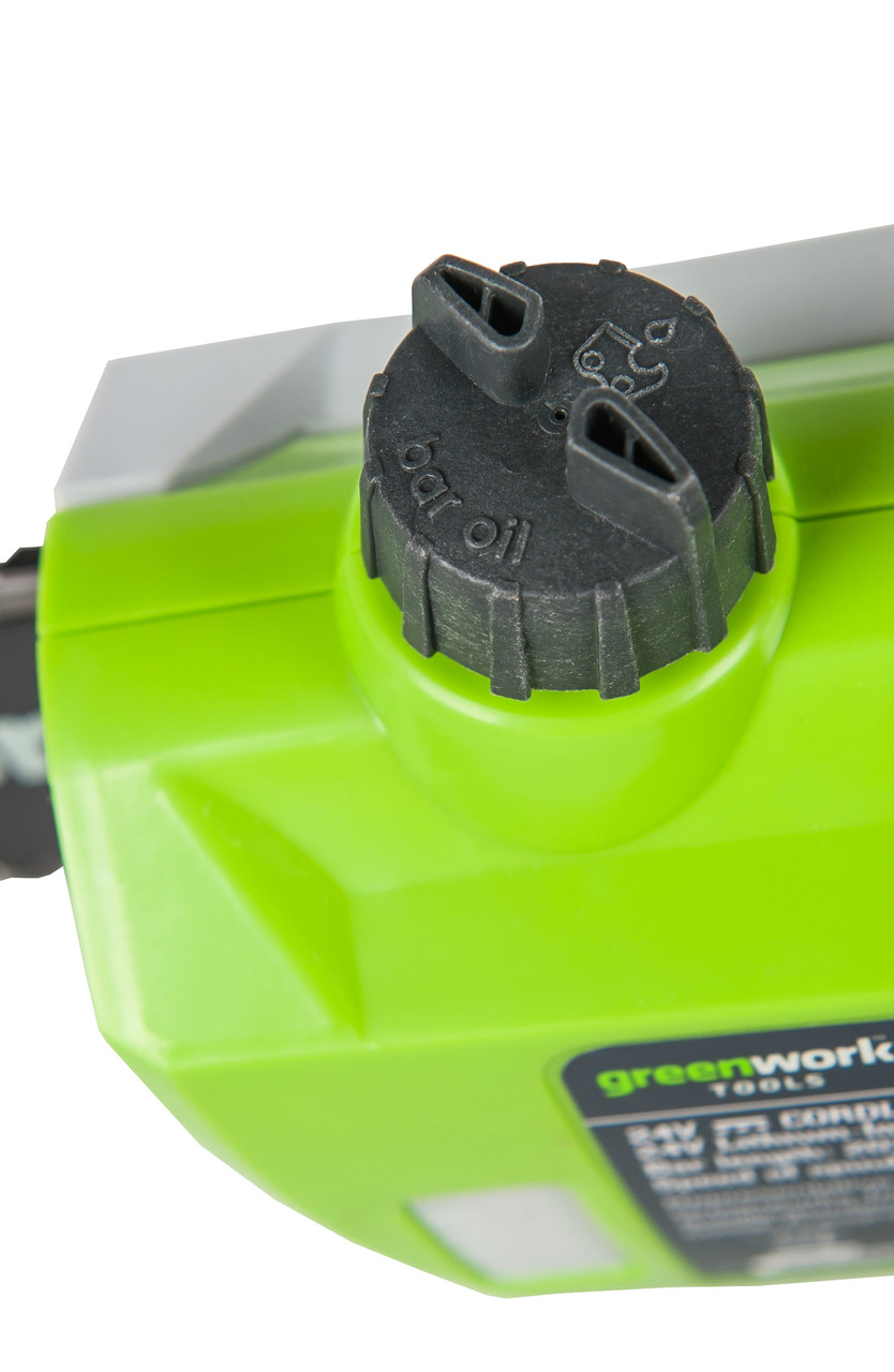 Высоторез аккумуляторный GreenWorks G24PS20 24В шина 20см (в комплекте с АКБ 4 а/ч и ЗУ) - фото 5 - id-p225463242